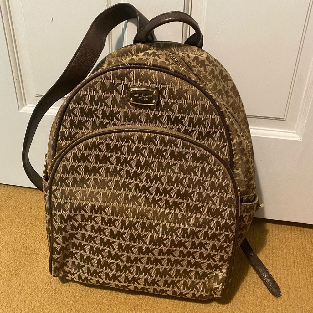 Micheal Kors Logo Medium Back Pack - image 1